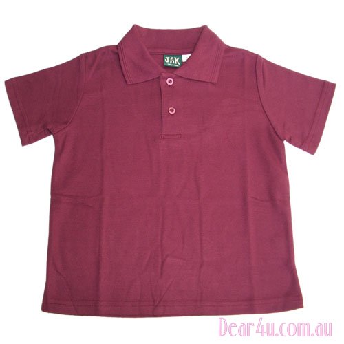 gold polo shirt school uniform