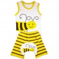 Baby boys/girls singlet and shorts sets - bee