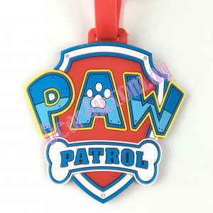 Silicone Travel Luggage Baggage Tags - paw patrol