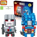 Transformers Optimus Prime Megatron LOZ iBLOCK Micro Mini Lego