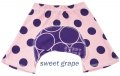 Baby boys/girls bloomer nappy cover short pants - grapes