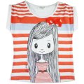 Girls print tee - little girl