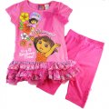 Girls Dora Rainforest Fiesta Pink top tutu with leggings