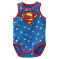 Boys baby toddler cotton Romper - Superman nonesleeve