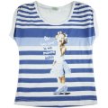 Girls print tee - la mia mamma