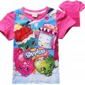 Girls Shopkins cotton t-shirt - pink